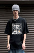 Oversized Naruto Tee: Black, Loose Fit, Anime Graphic