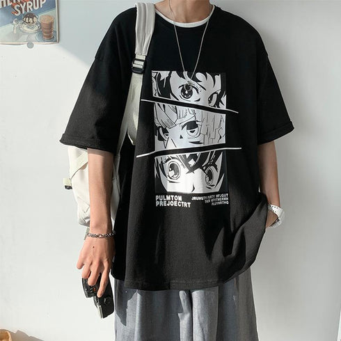One-Punch Man Mens T-Shirt Mens Anime Shirt - Saitama Tee - Walmart.com