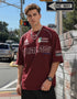 THALASI Men Cotton PIPING Printed Aesthetic Oversized Tshirt for Men