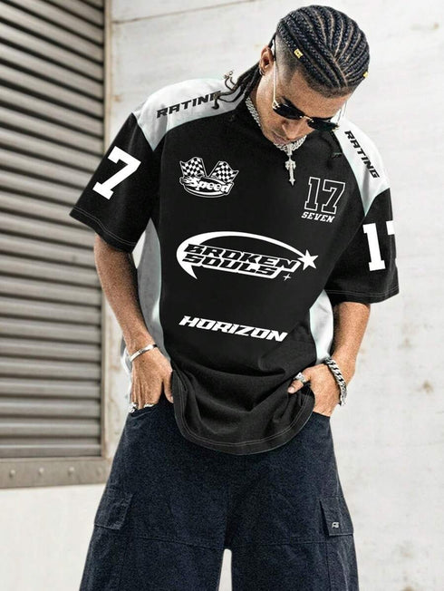 Men Cotton Jersey Aesthetic Oversized T shirts for Men